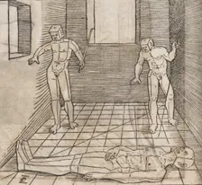 Underweissung der Proportzion und stellung der possen, 1538. Creator: Erhard Schön