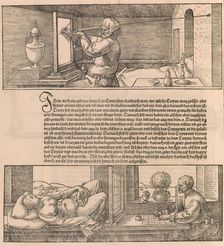 Underweysung der Messung (Nuremberg, 1538), 1538, 1527, 1532., 1538, 1527, 1532. Creator: Albrecht Durer
