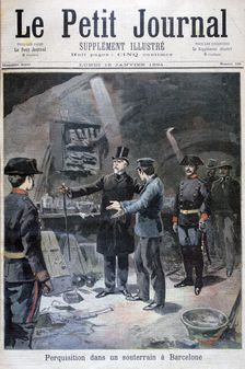 Underground search for anarchists, Barcelona, 1894
