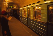 Underground Railway, Leningrad, c1970s. Artist: CM Dixon