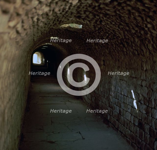 Underground to the healing centre of the Asklepion in Pergamum, 2nd century. Artist: Unknown