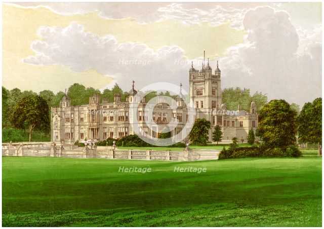 Underley Hall, Westmorland, home of the Earl of Bective, c1880. Artist: Unknown
