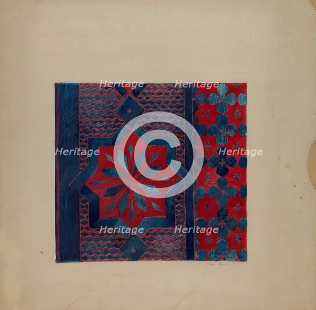 Underneath Cloth, c. 1938. Creator: Marie Alain.