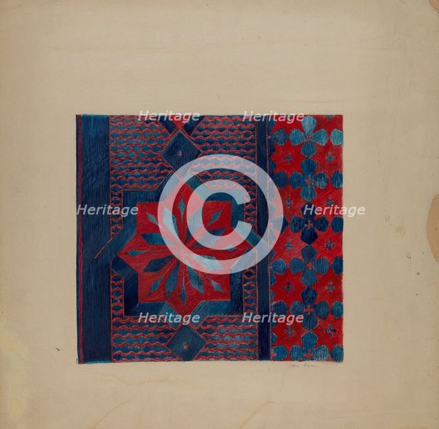 Underneath Cloth, c. 1938. Creator: Marie Alain.