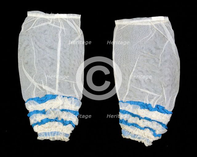 Undersleeves, American, 1854. Creator: Unknown.