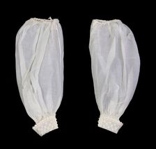 Undersleeves, American, 1855. Creator: Unknown