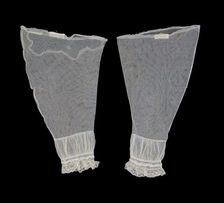 Undersleeves, American, ca. 1825. Creator: Unknown