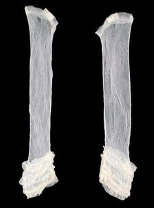 Undersleeves, American, ca. 1825. Creator: Unknown