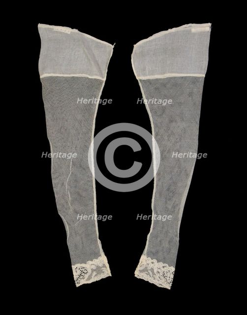 Undersleeves, American, ca. 1845. Creator: Unknown.