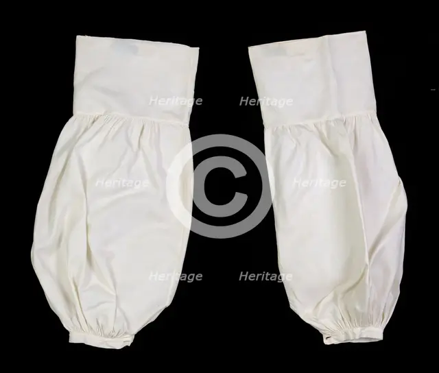 Undersleeves, American, ca. 1850. Creator: Unknown.