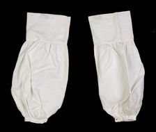 Undersleeves, American, ca. 1850. Creator: Unknown