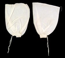 Undersleeves, American, ca. 1860. Creator: Unknown