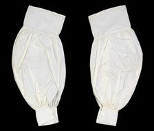 Undersleeves, American, ca. 1860. Creator: Unknown