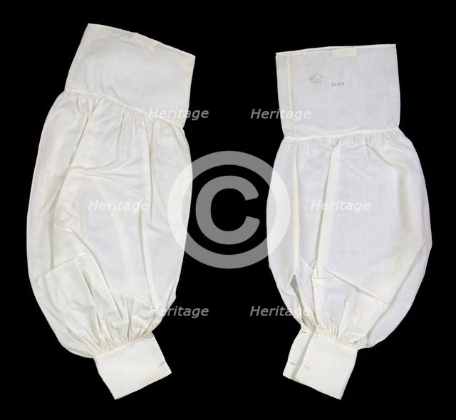 Undersleeves, American, ca. 1860. Creator: Unknown.