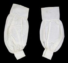 Undersleeves, American, ca. 1860. Creator: Unknown