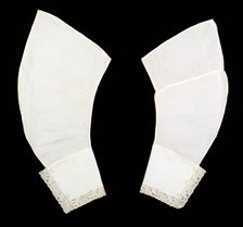 Undersleeves, American, ca. 1870. Creator: Unknown
