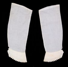 Undersleeves, American, ca. 1870. Creator: Unknown