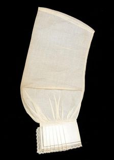 Undersleeves, American, ca. 1870. Creator: Unknown