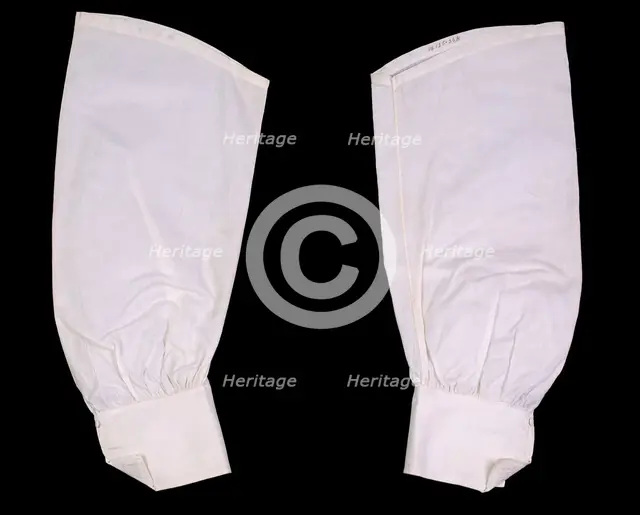 Undersleeves, American, ca. 1870. Creator: Unknown.