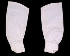 Undersleeves, American, ca. 1870. Creator: Unknown