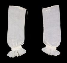 Undersleeves, American, second quarter 19th century. Creator: Unknown