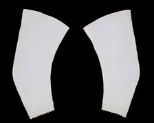 Undersleeves, American, second quarter 19th century. Creator: Unknown