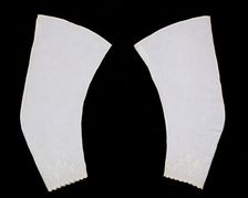 Undersleeves, American, second quarter 19th century. Creator: Unknown