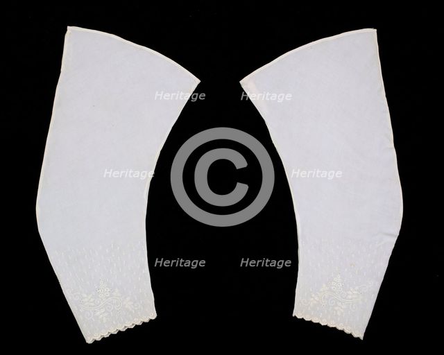 Undersleeves, American, second quarter 19th century. Creator: Unknown.