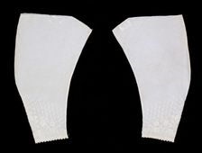 Undersleeves, American, second quarter 19th century. Creator: Unknown