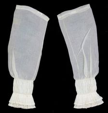 Undersleeves, French, ca. 1825. Creator: Unknown
