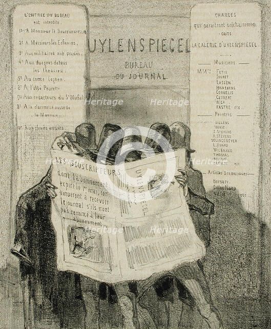 Une Mauvaise charge, 1856. Creator: Félicien Rops.