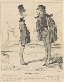 Une mine d'or qui dort, 19th century. Creator: Honore Daumier