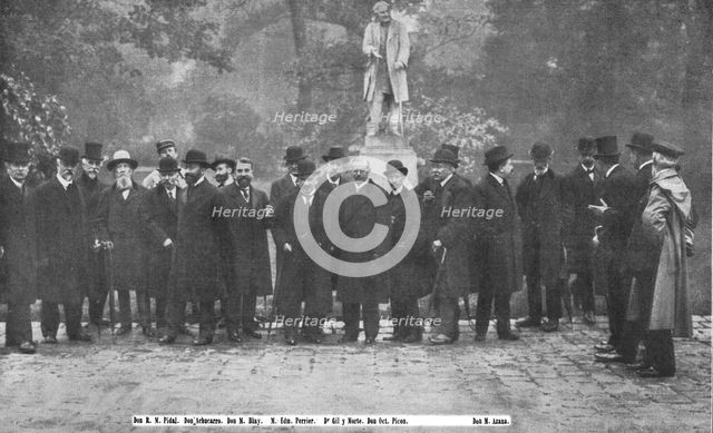 'Une mission Espagnole en France; une mission d'ecrivains, d'artistes et de savants..., 1916. Creator: Manuel.