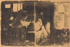Une Nuit d'Avril à Céos; L'Image, 1894. Creator: Edouard Vuillard