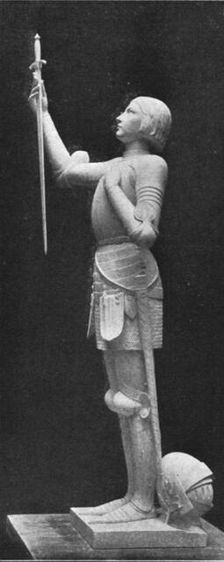 'Une nouvelle statue de Jeanne d'Arc. Oeuvre d'Antonin Carles 1916. Creator: Unknown