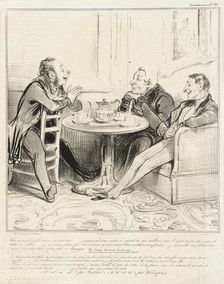 Une autre fois je fis encore un bon tour.., 1838. Creator: Honore Daumier