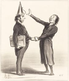 Une alliance, 19th century. Creator: Honore Daumier