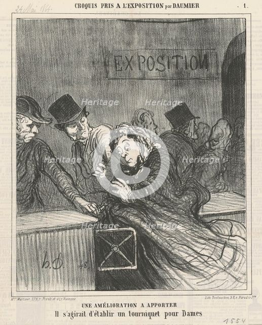 Une amelioration a apporter, 19th century. Creator: Honore Daumier.