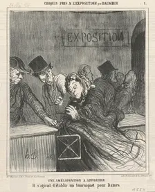 Une amelioration a apporter, 19th century. Creator: Honore Daumier