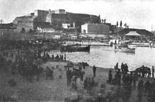 Une base Allemande en Adriatique: L'occupation de Corfou; Le matin du 11 janvier... 1916. Creator: Unknown