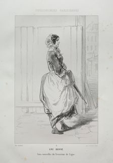 Une Bonne. Creator: Paul Gavarni (French, 1804-1866)