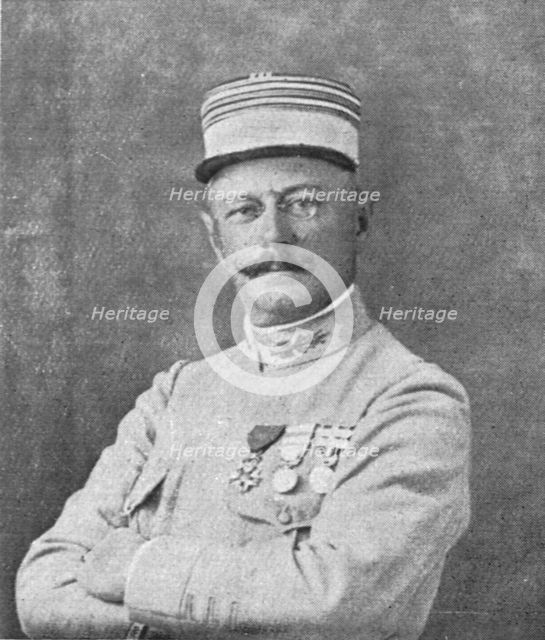 'Une Citation Touchante; Le colonel Priou', 1916. Creator: Unknown.