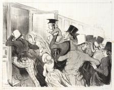Une Diligence Prise d'Assaut, 1843. Creator: Honore Daumier