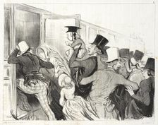Une Diligence Prise d'Assaut, 1843. Creator: Honore Daumier