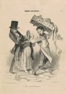 Une envie de femme grosse, 19th century. Creator: Honore Daumier