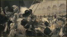 Une fête militaire de charité: le carrousel du Grand-Palais, 1910. Creator: Lelong, René (1871-1933)