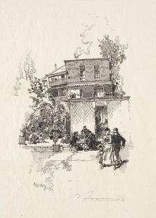 Une Guinguette. Creator: Auguste Louis Lepère (French, 1849-1918)