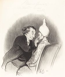 Une heureuse trouvaille, 1844. Creator: Honore Daumier