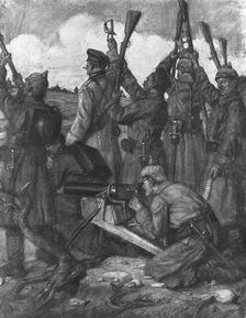 'Une Lache Perfidie; Le Guet-Apens 1914. Creator: Lucien Jonas