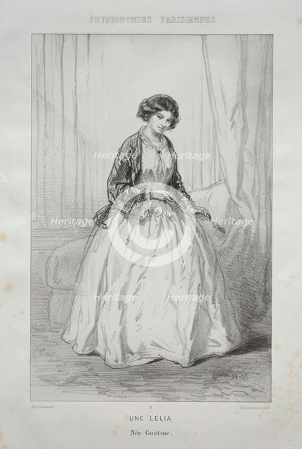 Une Lélia. Creator: Paul Gavarni (French, 1804-1866).